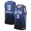 Canotte Uomo All-Star 2023 Team 1 Jaren Jackson Jr 13 Nike Blu Swingman
